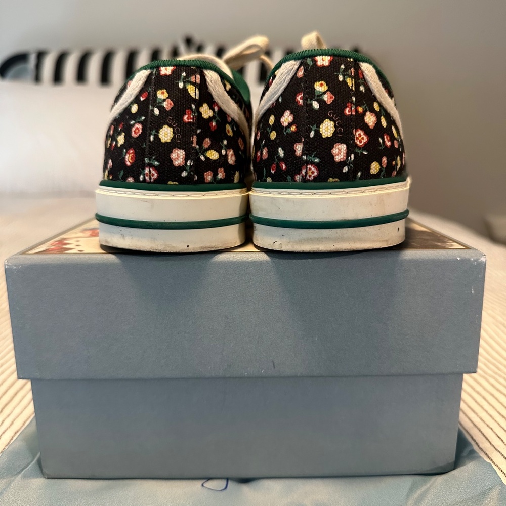 Gucci Liberty Of London X Gucci Tennis 1977 Floral Shoes - Picture 4 of 8